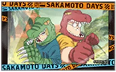 【中古】キャラカード 朝倉シン＆坂本太郎(B) 「SAKAMOTO DAYS メモリアルクリアカードコレクション」
