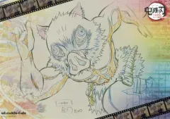 【中古】食器 嘴平伊之助 ペーパーランチョンマット 「ワールドツアー上映 鬼滅の刃 上弦集結、そして刀鍛冶の里へ×ufotable Cafe×マチ★アソビCAFE 後編」 対象メニュー注文特典