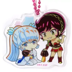 【中古】キーホルダー おユキ＆弁天 「うる星やつら×ローソン アクリルキーホルダー」
