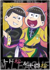 【中古】キャラカード 十四松＆トド松 「おそ松さん×Mリーグ インスタントフォト風カード チーム松野家 ver.」