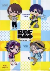 【中古】クリアファイル ROF-MAO(ミニキャラ) コラボビジュアルA4クリアファイル 「にじさんじ ROF-MAO×animatecafe 第二弾」