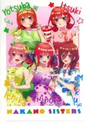 【中古】クリアファイル 集合 描き下ろしイラスト フルーツワンピースver. A4クリアファイル 「映画 五等分の花嫁」
