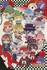 【中古】ポストカード カラフルピーチ(SD/整列) ポストカード 「落ちた先はワンダーランド!? ～カラフルピーチの不思議の国へようこそ!～ アニメイトオンリーショップ」 グッズ購入特典