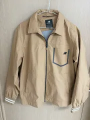 ニューバランス ベージュ ウィンドブレーカー L サイズ