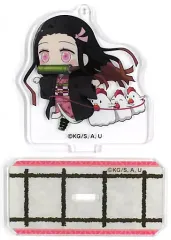 【中古】雑貨 竈門禰豆子 「鬼滅の刃 ～無限列車編～×ローソン ミニアクリルスタンドマスコット」