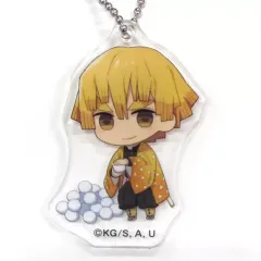 【中古】雑貨 我妻善逸 「劇場版 鬼滅の刃 無限列車編×ローソン アクリルキーホルダー」