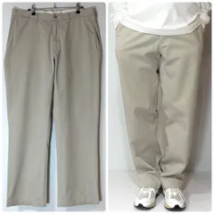 美品 Polo Ralph Lauren ポロラルフローレン ノータック チノパン W36L32 ライトベージュ RELAXED FIT リラックスフィット コットン スラックス パンツ ワイド メンズ ポロチノ トラウザーズ 希少モデル p25123417