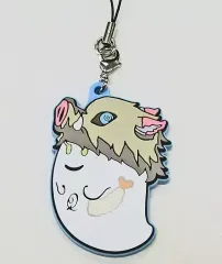 【中古】雑貨 嘴平伊之助「Q-pot.×鬼滅の刃 第2弾 ランダムオバケちゃんラバーストラップ」