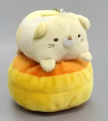 【中古】雑貨 ねこ ボールチェーン付きホットケーキになりきりぬいぐるみ 「すみっコぐらし」