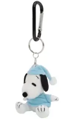 【中古】キーホルダー スヌーピー(パジャマ/座り) カラビナマスコット 「PEANUTS(SNOOPY)」