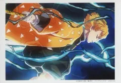 【中古】キャラカード 我妻善逸 「テレビアニメ 鬼滅の刃 無限列車編×ufotable Cafe×マチ★アソビCAFE 場面写ランダムブロマイドくじ 第六話」