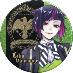 【中古】バッジ・ピンズ リリア・ヴァンルージュ グリッター缶バッジ～学園生活～vol.2 「ディズニー ツイステッドワンダーランド」 ナムコ限定