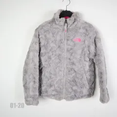 6765ザノースフェイスキッズ/女の子/リバーシブル軽量ダウン/10-12