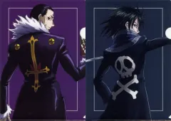 【中古】クリアファイル クロロ=ルシルフル＆フェイタン=ポートオ 描き下ろし 戦う背中ver. クリアファイル2枚セット 「HUNTER×HUNTER アニメイトフェア in 2023 Winter」