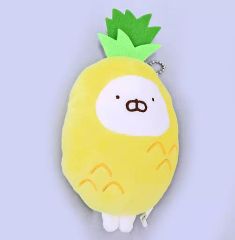 [중고] 잡화 파인애플 마루 과일 마루 미니 봉제 장난감 [이치 반 쿠지 우사 마루 ~USAMARU mart 과일 페어 ~] C 상