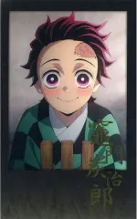 【中古】キャラカード 竈門炭治郎(日常) 箔押しチェキ風ブロマイド 「劇場版 鬼滅の刃 無限城編 第一章 猗窩座再来 DINING -第一期「炭治郎＆義勇vs猗窩座」-」 お楽しみくじ景品