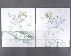 【中古】ポストカード 嘴平伊之助の夢 展示原画ポストカード6枚セット 「劇場版 鬼滅の刃 無限列車編×ufotable Cafe 第三期」