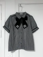 アクシーズファム ストライプ ブラウス