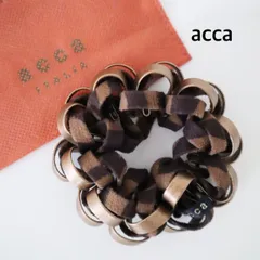 ★acca   アッカ　ループシュシュ　イタリア製　ヘアアクセサリー　送料込み　6462413