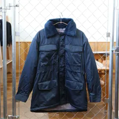 【USED】裏ボア ミリタリージャケット ネイビー メンズ 古着