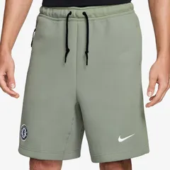 【送料無料・匿名配送】Nike サッカー チェルシー 2025/26 公式 テックフリース ショーツ 緑 新品