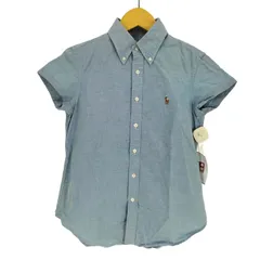 ラルフローレン RALPH LAUREN ポニー刺繍 S/S B.D シャツ レディース JPN：7号 