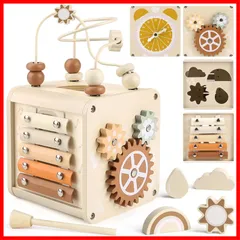 モンテッソーリ 玩具 1歳 木のおもちゃ 玩具 女の子 男の子 知育玩具 おもちゃ 指先 形状認識 時計 音楽鉄琴 1 2 3 歳 誕生日プレゼント