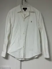 ポロラルフローレン オックスフォード シャツ 白