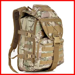 [Brave Star] リュックサック アサルトバックパック 多機能 迷彩 アウトドア タクティカルバッグ ミリタリー ギア 大容量 40 L 防水 耐久性優れ 軍用 リュックサック 旅行 登山 釣り トレッキング サイクリング スポーツ 防災 バック