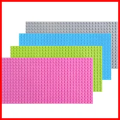 INIBUD 基礎板 ブロック プレート クラシック 互換性 両面 16×32ポッチ (4色・Bセット)