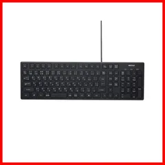 バッファロー BUFFALO USB接続 有線スタイリッシュキーボード ブラック BSKBU15BK