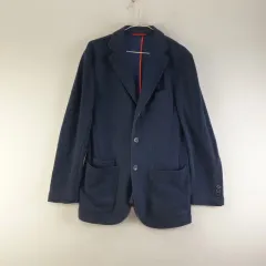 LA CATENELLA メンズ100 ネイビー コットン ジャケット L2945