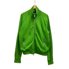 ディースクエアード DSQUARED2 トレーナー 長袖 ハイネック プリント コットン 01687/01/02/0071 XXL 緑 グリーン 紺 ネイビー 白 ホワイト