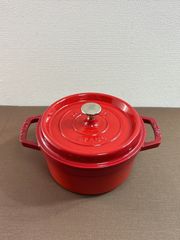 STAUB ストウブ ラウンドココット 20cm チェリーレッド - メルカリ