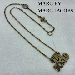 マークバイマークジェイコブス I'M BORED ロゴ チャーム ゴールド チェーン ネックレス レディース - ISItems【USED】【古着】【中古】50151484