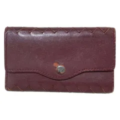 BOTTEGA VENETA(ボッテガヴェネタ) キーケース イントレチャート ボルドー 6連フック レザー
