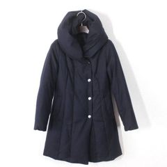 82【美品】イーストボーイ ダッフルコート 11 ダークネイビー 濃紺 L