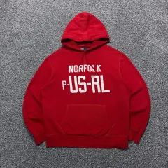 Name : POLO RALPH LAUREN レッド COLOR オーバーサイズ フードT :)