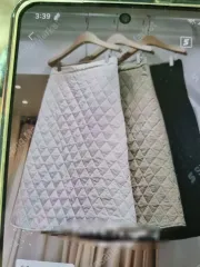 冬 キルティングダウン ロング丈スカート 新品