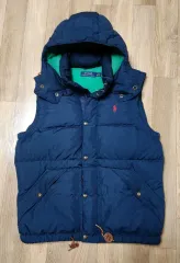 ポロラルフローレン 新モデル ダウン フード ベスト S