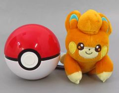 [Used] Plush Mascot/Plush Badge - Pamo from "Pokémon Plush Badge in Monster Ball Case vol.1" (Pokémon Center Limited Edition)