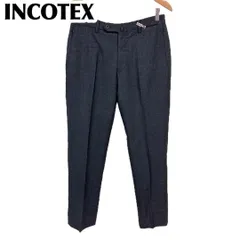 INCOTEX 春夏スラックスパンツ　センタープレス 46 スーパー100ｓ