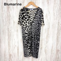 Blumarine♡レオパード柄♡オーロラストーンワンピース 希少 イタリア製 Blumarine レオパード柄 オーロラストーンワンピース