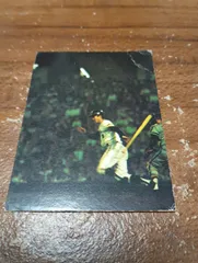 カルビープロ野球カード1973年 No3 バット版 長島(巨人)