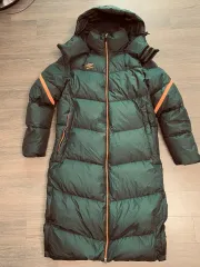 アンブロ ロング ダウン グースダウン コート オリーブ 95