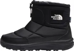 ザ・ノース・フェイス THE NORTH FACE アウトドア ヌプシ ブーティ ウォータープルーフ ロゴ ショート メンズ レディース 靴 スノーブーツ 冬 キャンプ 防寒 防水 撥水 保温 軽量 雪道  NF52280 KW TNFブラック×TNFホワイト