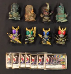 バンダイ ソフビコレクション4/仮面ライダー 仮面ライダークウガ 全8種セット　ソフビコレクション4