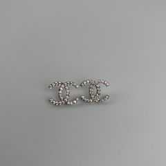 CHANEL シャネル ココマーク ラインストーン ピアス 片耳 ABD478
