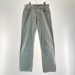 【中古】90s LEVI'S 先染めブラックデニム 刻印552 W30 L34 501-0658 USA製 リーバイス[17]