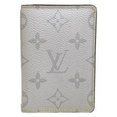 LOUIS VUITTON(ルイヴィトン) カードケース モノグラムホワイト オーガナイザードゥポッシュ M30933 ブロンオプティーク レザー、牛革